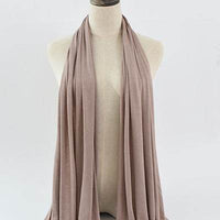 Solid Color Rayon Jersey Women's Scarf Mercerized Cotton Modal Kerchief