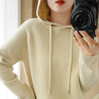 Ladies Hooded Bottoming Shirt Casual Sweatshirt