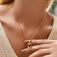 Retro Color-retaining Copper Necklace With A Chic Niche High-end Vibe