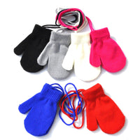 Children's Cute Halter Warm Knitted Gloves