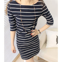 Stripe T-shirt Dress