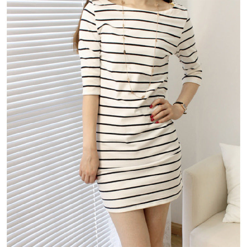 Stripe T-shirt Dress