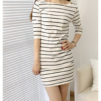 Stripe T-shirt Dress