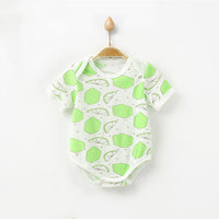Children's Clothes Short Sleeve Khaki Triangle Climbing One Piece