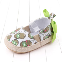 Cute baby toddler shoes with non-slip soft sole bow