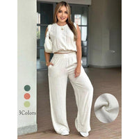 Women's Breathable Casual Top And Pants Set