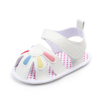 Little flower sandals soft sole non-slip toddler shoes