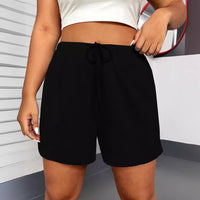 Fashion Drawstring Yoga Outdoor Exercise Shorts Women
