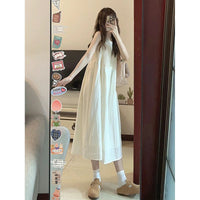 French-style Soft Sleeveless Tank Dress