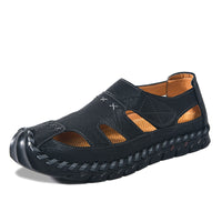 Men's Casual Hand-stitched Velcro Sandals