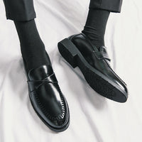 Mens Casual And Stylish Leather Shoes In British Business Style