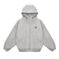 Heavyweight High-neck Air-layer Hooded Sweatshirt
