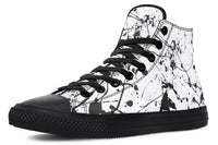 Fashion Printed Couple High Top Canvas Shoes