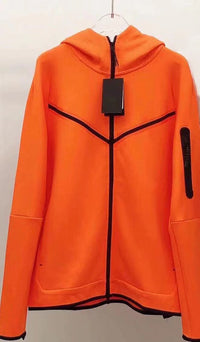 Chest Adhesive Tape Sleeve Arm Zipper Pocket Coat