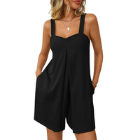European And American Women's Outdoor Suspender Overalls
