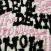 Gothic Letter Jacquard Pullover Sweater Men