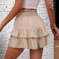 Women's Wide Leg Shorts Draping Versatile Casual