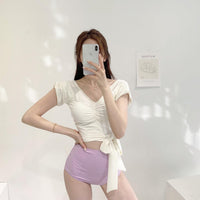 Boxer Tie Swimsuit