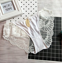 Low-waist ice silk panties