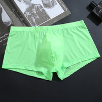 Fashion Ice Silk Ultra-thin Men's Boxer Briefs