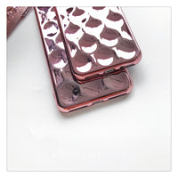 Wave curved mirror phone case