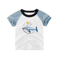Children's Round Neck Cotton Short Sleeves