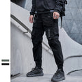 Multi-pocket cropped slacks