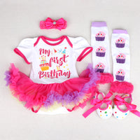 Baby dress four-piece