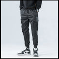 Drawstring casual overalls