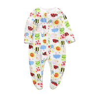 Baby cotton print jumpsuit