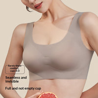 Summer Thin Small-Chest Push-Up Wireless Sports Bra For Women