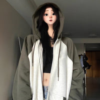 Women's Sweater Fleece Zipper Cardigan Hooded Coat