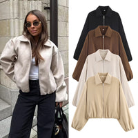 Hem-zip Jacket Baseball Uniform Coat Womens