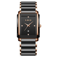 Fashion Ceramic Stainless Steel Couple Watches Quartz Watch