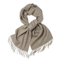 Inner Mongolia Full Wool Shawl Scarf Women's Plain Wool Scarf