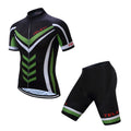 TELEYI black and green short-sleeved jersey