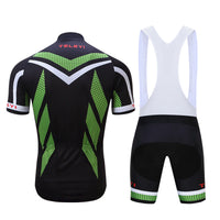 TELEYI black and green short-sleeved jersey