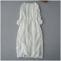 Mid-length Blue Forest-style Base Skirt Elegant Fairy Dress