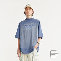 Men's Spring And Summer New Dyed Three-dimensional Printed T-shirt