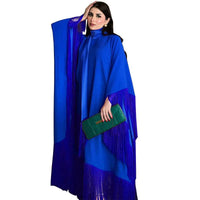 Muslim Women Batwing Sleeve Tassel Kaftan High Fashion Dress