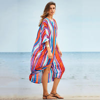 Vacation Robe Sun Protection Clothing Cardigan Beach Jacket Bikini Cover-up Swimsuit Blouse