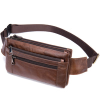 High-end Full-grain Leather Chest Bag