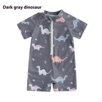 Half Cardigan Jumpsuit Children's Swimsuit
