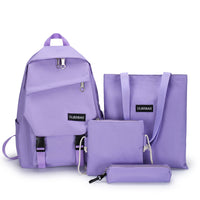 Student School Bag Canvas Travel Korean Backpack