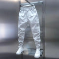 New All-matching Casual Men's Thin Solid Color Ankle Banded Pants