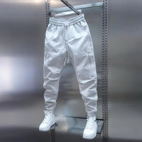 New All-matching Casual Men's Thin Solid Color Ankle Banded Pants