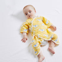 Newborn Cotton Gauze Romper Cartoon