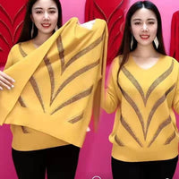 Base Shirt Mom Wear Casual Loose Elastic Slimming Youthful-looking