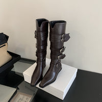 Autumn And Winter New Retro High Sense Niche Knight Boots Children