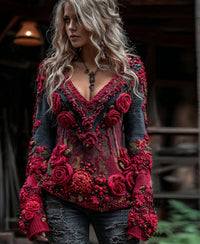 Hot-selling Womens Stylish Printed Sweatshirt